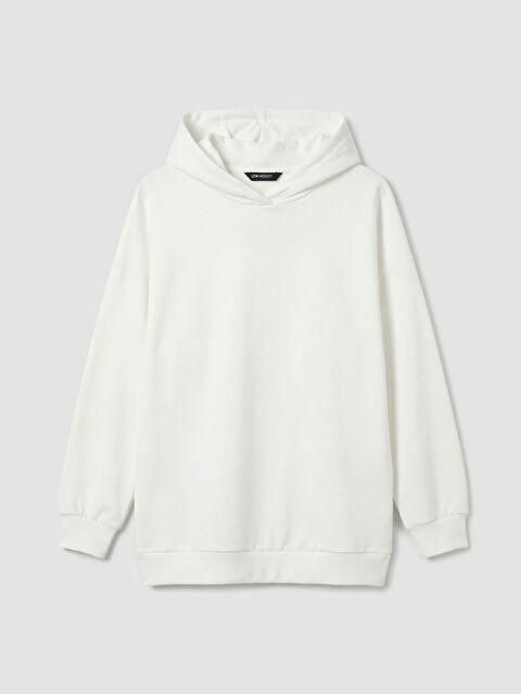 LCW Modest Kapüşonlu Kadın Sweatshirt Tunik - S6C262Z8-R9J