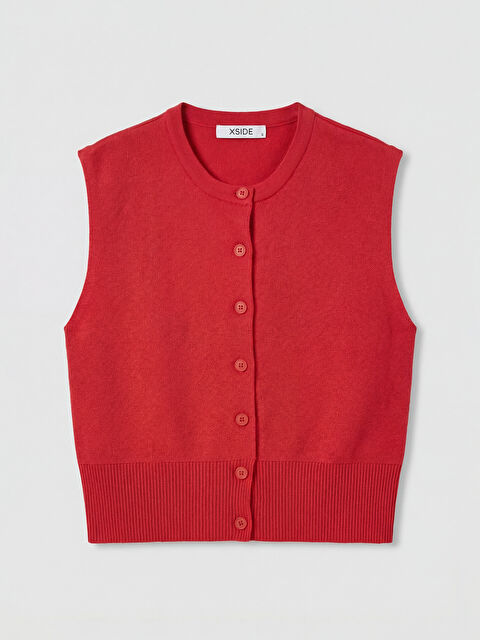 XSIDE Bisiklet Yaka Kadın Triko Yelek