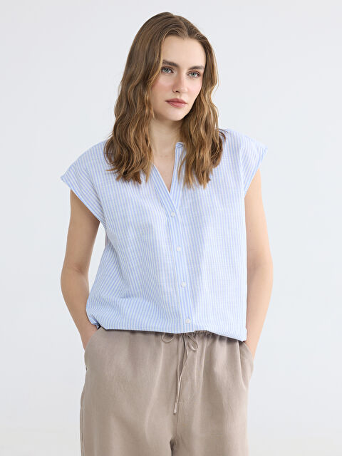 LCW EVERYDAY Çizgili Kadın Gömlek