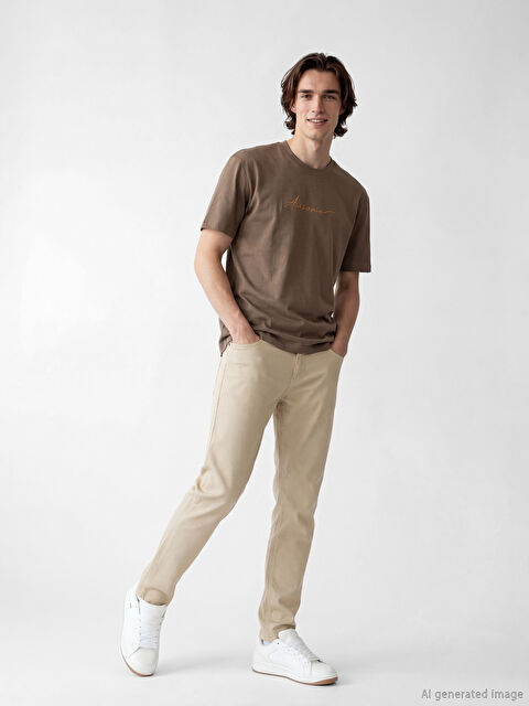 LCWAIKIKI Classic Slim Fit Men's Chino Trousers - S6E270Z8-S2N