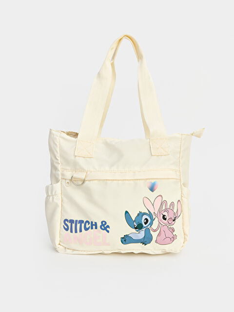 LCW ACCESSORIES Stitch ve Angel Baskılı Kız Çocuk Omuz Çantası