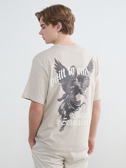 XSIDE Bisiklet Yaka Baskılı Erkek Tişört - S6C273Z8-2SJ