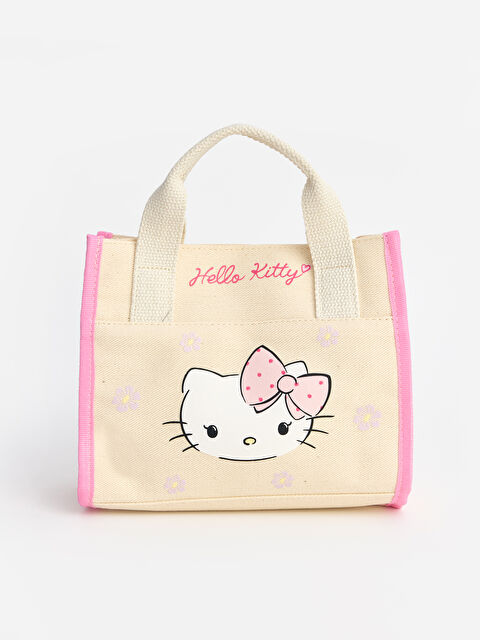 LCW ACCESSORIES Hello Kitty Baskılı Kız Çocuk Kanvas Çanta