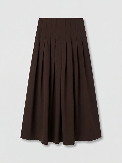 LCW Modest Modal Dokulu Pileli Etek