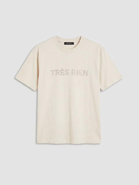 LCW Vision Bisiklet Yaka Taşlı Bluz - S6F278Z8-VF5