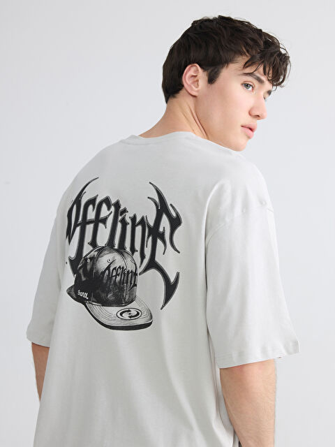 XSIDE Bisiklet Yaka Baskılı Erkek Tişört