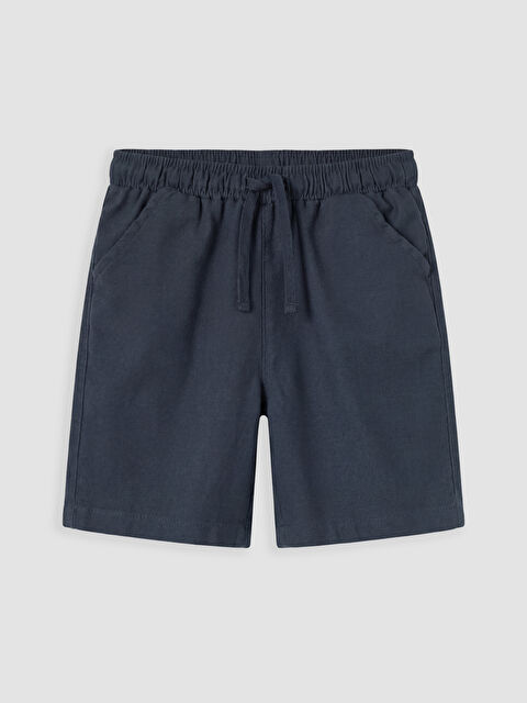 LCW baby Beli Lastikli Erkek Bebek Şort