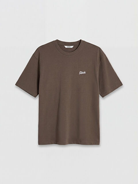 XSIDE Bisiklet Yaka Baskılı Erkek Tişört - S6E283Z8-J0V