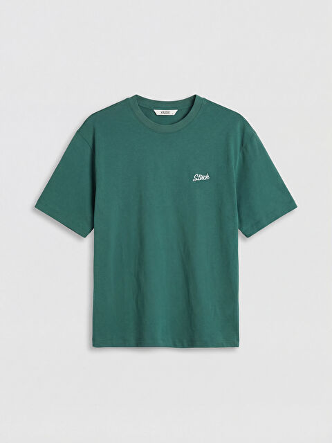 XSIDE Bisiklet Yaka Baskılı Erkek Tişört - S6E283Z8-J1Q