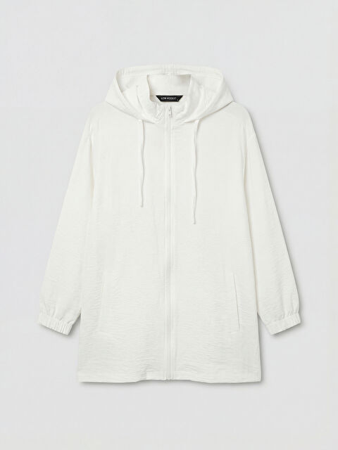 LCW Modest Kapüşonlu Kadın Fermuarlı Tunik - S6F288Z8-EEW
