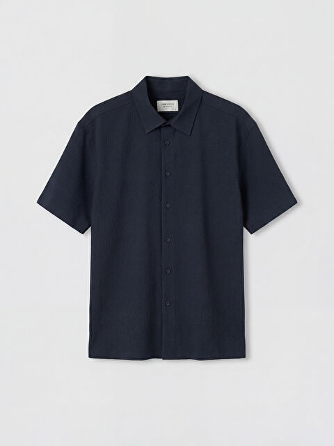 LCW Vision Regular Fit Erkek Dokulu Gömlek