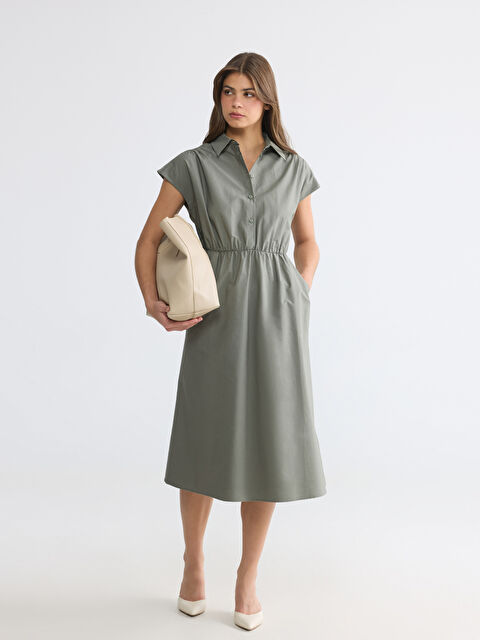 LCW EVERYDAY Belden Oturtmalı A Kesim Elbise