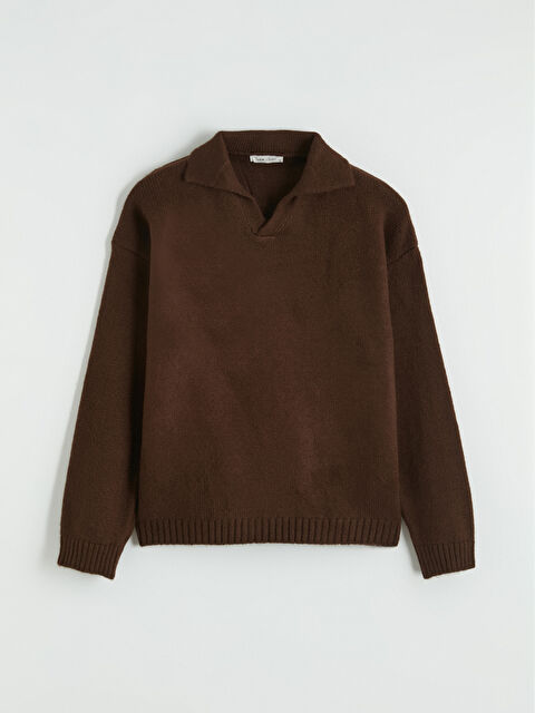 LCW Vision Polo Yaka Erkek Triko Kazak - S6B317Z8-CXS