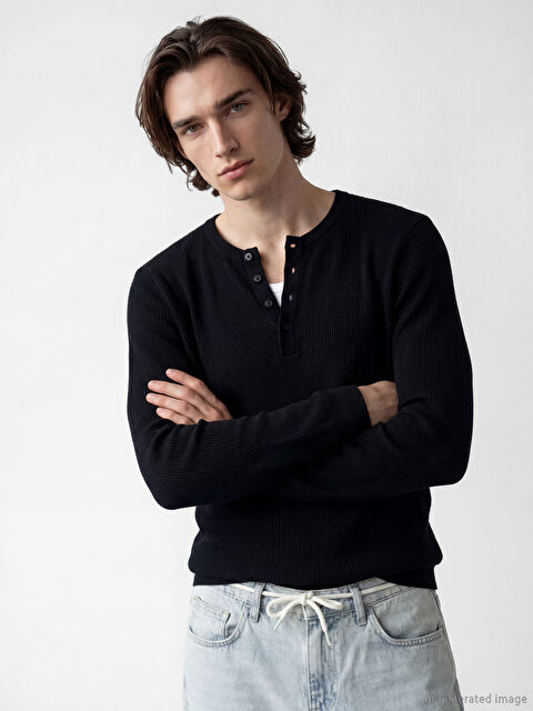 XSIDE Bisiklet Yaka Erkek Triko Kazak - S6E323Z8-CVL