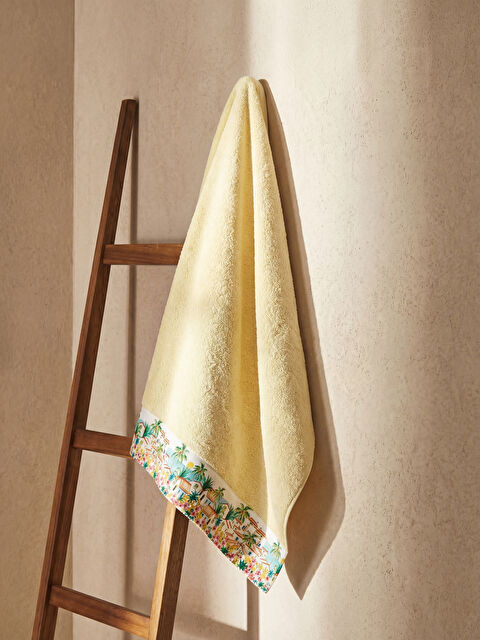 LCW HOME Baskılı Pamuklu Yüz Havlusu 50x80 cm