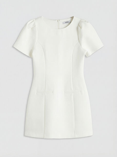 XSIDE Karpuz Kollu Mini Elbise - S6C329Z8-Q6K