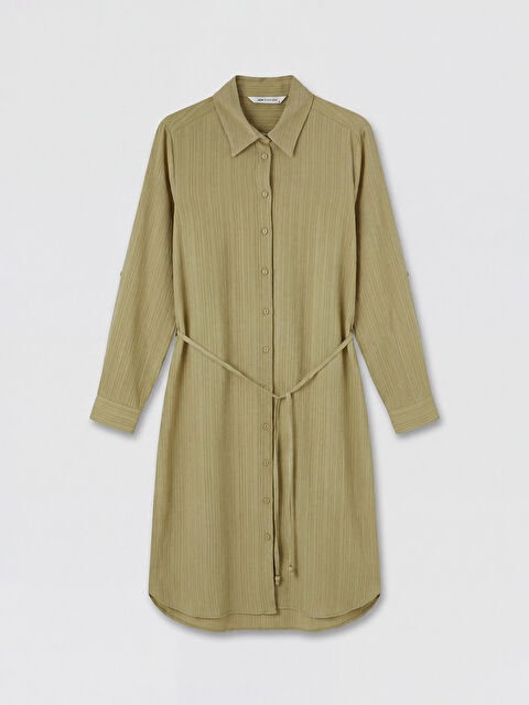 LCW EVERYDAY Oversize Gofre Kadın Gömlek Tunik