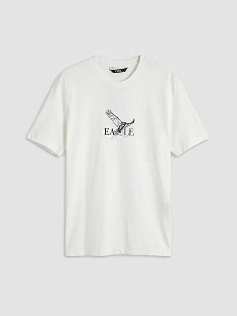 XSIDE Bisiklet Yaka Erkek Penye Tişört - S6F333Z8-R9J