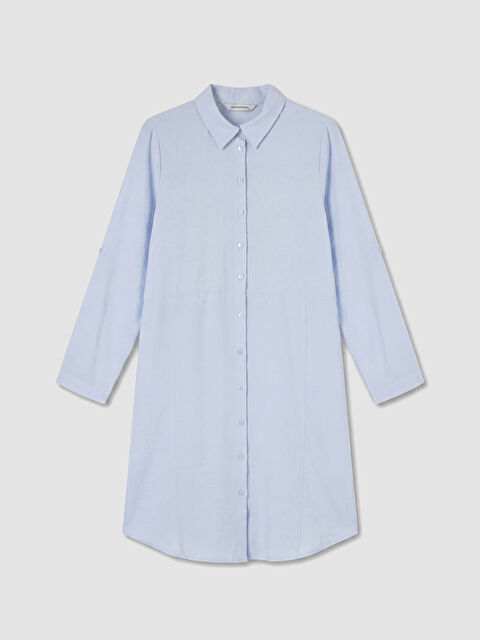 LCWAIKIKI Classic Modal Karışımlı Kadın Gömlek Tunik