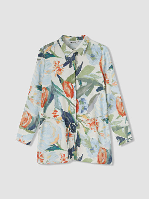 LCW EVERYDAY Çiçekli Kadın Gömlek Tunik