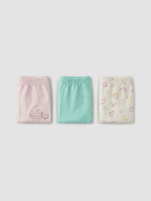 LCW Kids Baskılı Kız Çocuk Boxer 3'lü