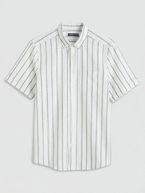 LCWAIKIKI Classic Regular Fit Çizgili Erkek Gömlek - S6F348Z8-LFT