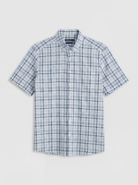 LCWAIKIKI Classic Regular Fit Ekose Erkek Gömlek - S6F350Z8-LLC