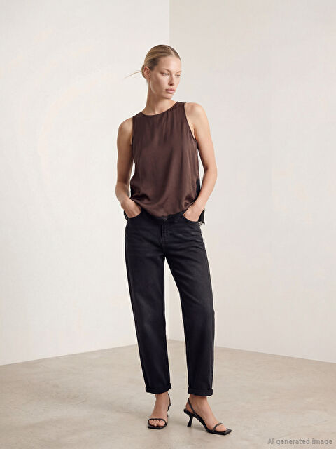 LCW Jeans Barrel Fit Kadın Jean Pantolon