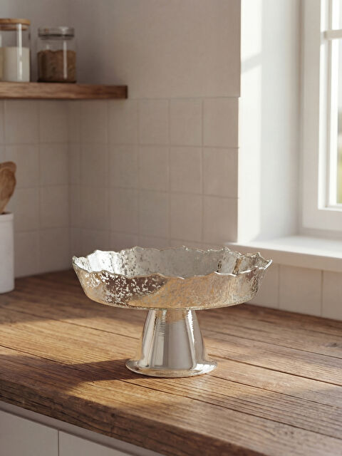 LCW HOME Dekoratif Ayaklı Cam Sunumluk - S6E362Z8-M0T