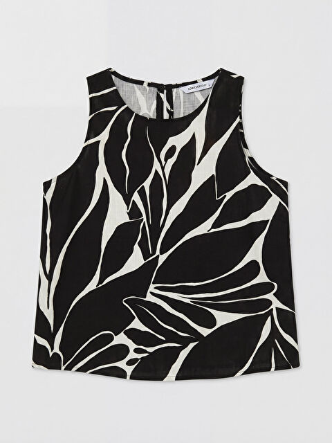 LCW EVERYDAY Bisiklet Yaka Desenli Bluz