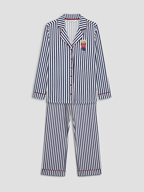 LCW DREAM Ayı Teddy Baskılı Kadın Pijama Takımı - S6F389Z8-LGS