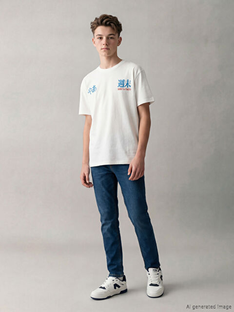 LCW Kids Slim Fit Erkek Çocuk Jean Pantolon