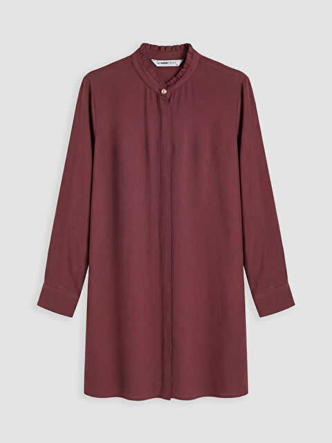 LCW Grace Fırfırlı Hakim Yaka Kadın Gömlek Tunik