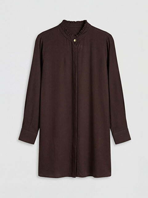 LCW Grace Fırfırlı Hakim Yaka Kadın Gömlek Tunik