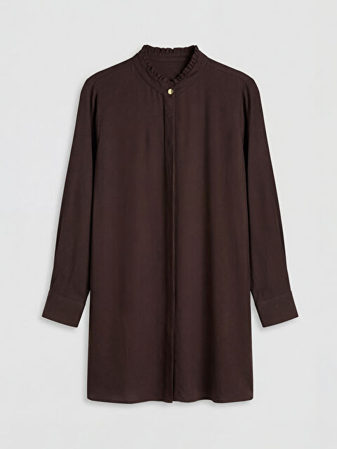 LCW Grace Fırfırlı Hakim Yaka Kadın Gömlek Tunik