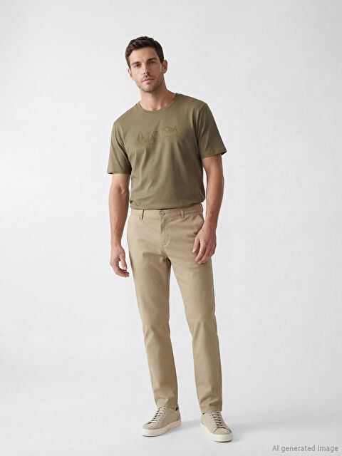 LCWAIKIKI Classic Standart Kalıp Erkek Chino Pantolon - S6E408Z8-3AV
