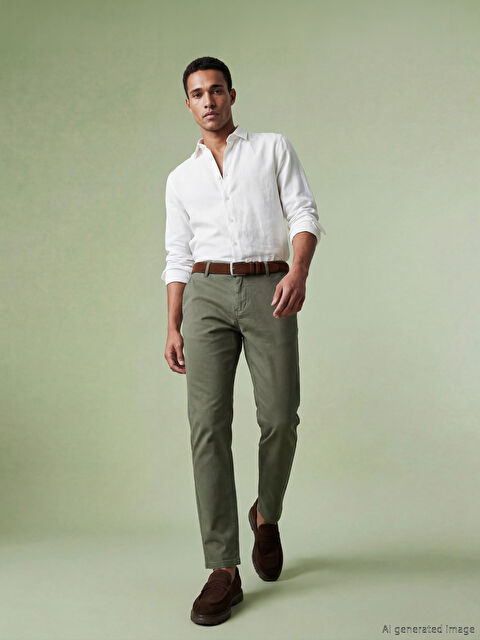 LCWAIKIKI Classic Standart Kalıp Erkek Chino Pantolon