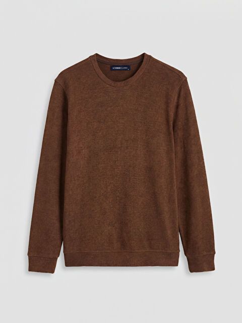 LCWAIKIKI Classic Bisiklet Yaka Erkek Sweatshirt - S6F410Z8-HJN