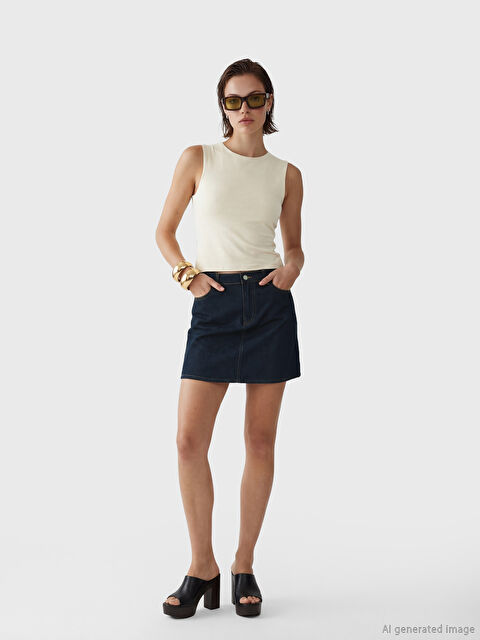 Natuvera Standart Fit Mini Jean Etek	 - S6C414Z8-YZA