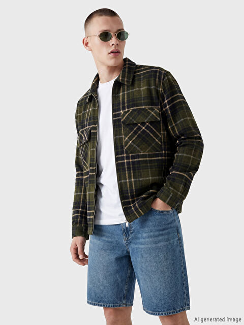 XSIDE Relax Fit Erkek Oduncu Gömlek Ceket