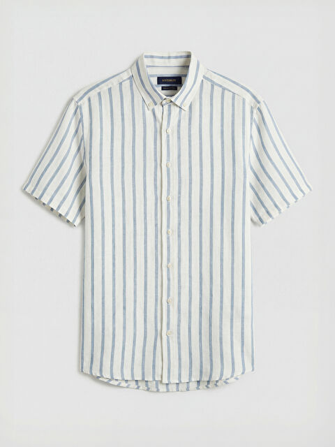 SOUTHBLUE Regular Fit Çizgili Erkek Gömlek - S6A429Z8-LEN
