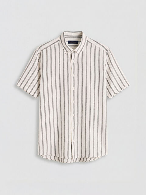 SOUTHBLUE Regular Fit Çizgili Erkek Gömlek - S6A429Z8-LGE