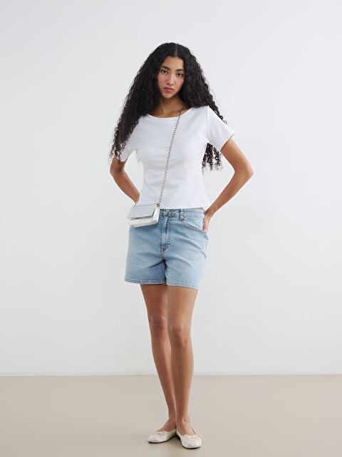 XSIDE Regular Fit Kadın Jean Şort