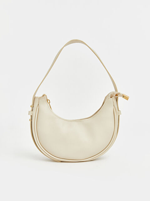 LCW ACCESSORIES Deri Görünümlü Moon Kız Çocuk Kol Çantası