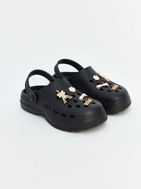 LCW STEPS Baskılı Kız Çocuk Plaj Sandaleti