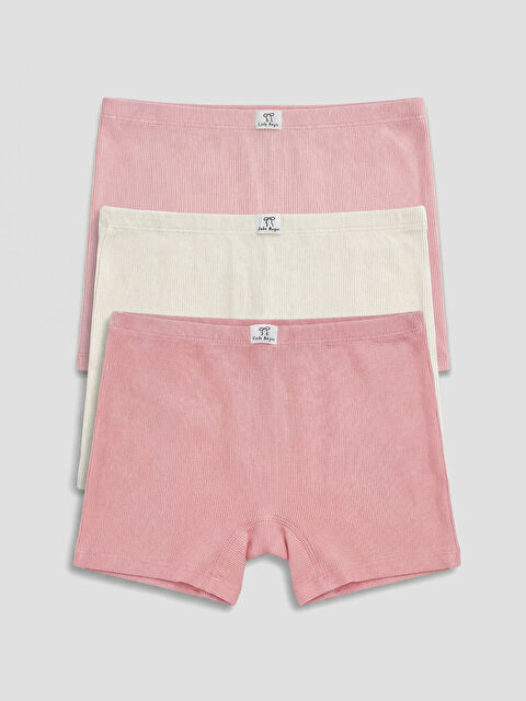 LCW Kids Kız Çocuk Boxer 3'lü - S6C439Z4-FZE