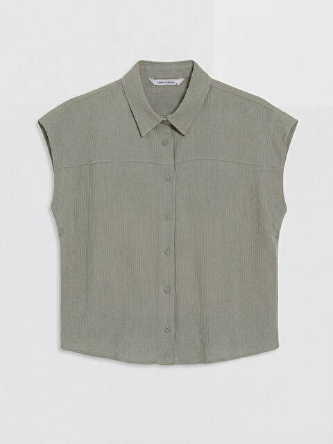 LCW EVERYDAY Regular Fit Müslin Kadın Gömlek