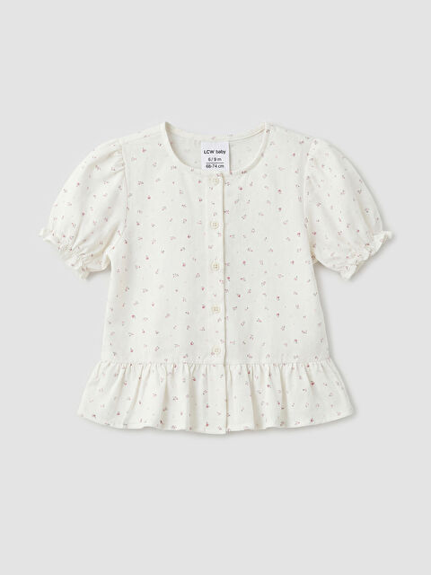 LCW Kids Kız Çocuk Balon Kollu Gömlek - S6F450Z1-LRA