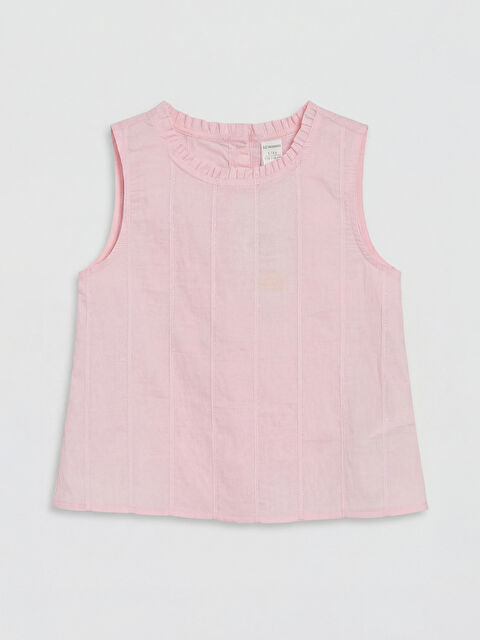 LCW Kids Fırfır Detaylı Kız Çocuk Bluz