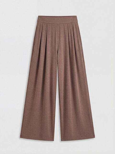 LC WAIKIKI Beli Lastikli Geniş Paça Kadın Pantolon - S6F451Z8-R1T